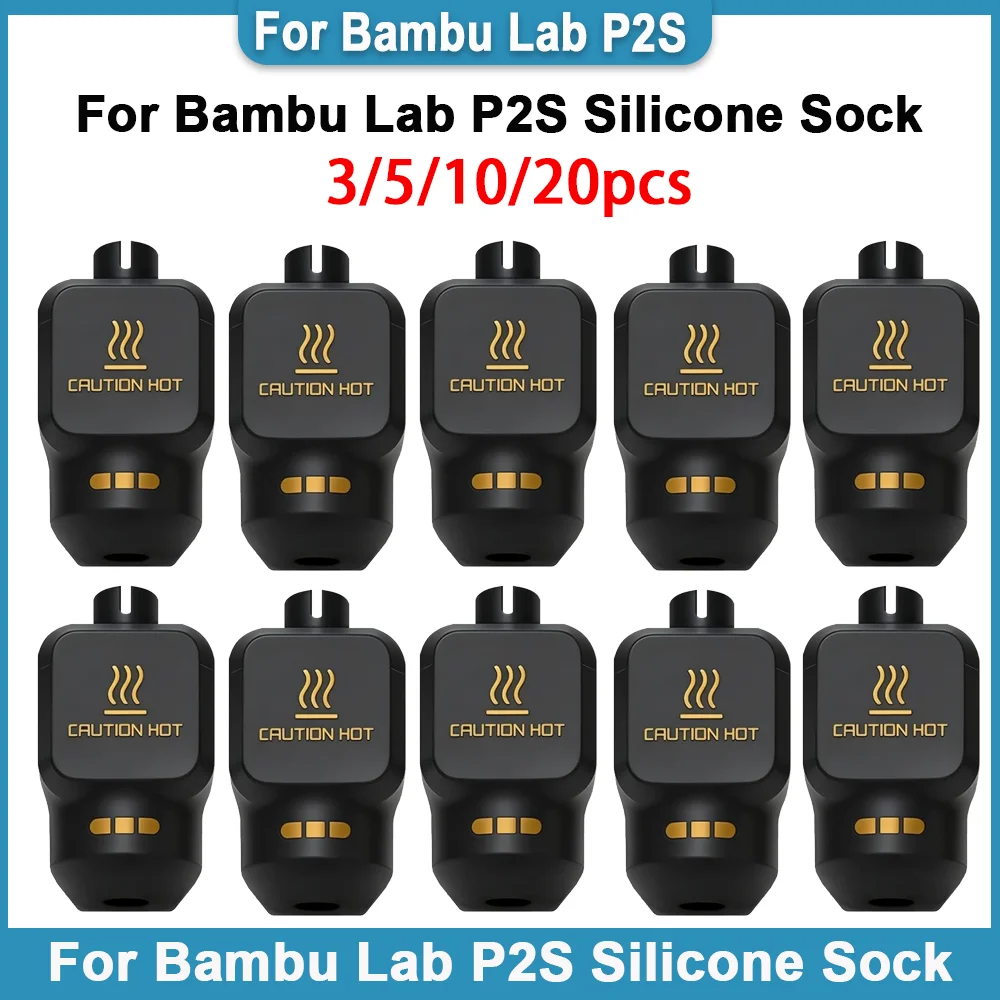 Nozzle Silicone Sock For Bambu Lab P2S X2D Hot End Protective Cover Tested & Approved Sleeve Bambulab P2S Hotend P2S Accesories
Nozzle Silicone Sock For Bambu Lab P2S X2D Hot End Protective Cover Tested & Approved Sleeve Bambulab P2S Hotend P2S Accesories