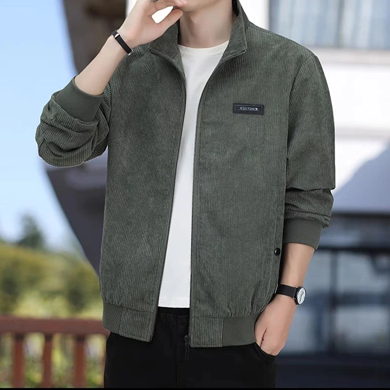 Fashion Stand Collar Zipper Spliced Corduroy Coats Men's Clothing 2024 Spring Autumn New Loose All-match Tops Casual Jackets
Fashion Stand Collar Zipper Spliced Corduroy Coats Men's Clothing 2024 Spring Autumn New Loose All-match Tops Casual Jackets