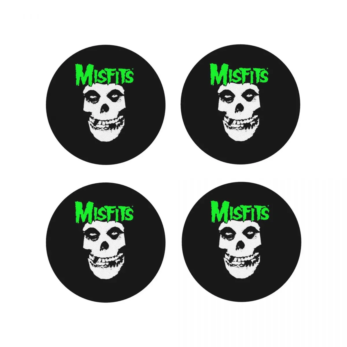 Misfits Skull Coasters Kitchen Placemats Non-slip Insulation Cup Coffee Mats For Decor Home Tableware Pads Set of 4
Misfits Skull Coasters Kitchen Placemats Non-slip Insulation Cup Coffee Mats For Decor Home Tableware Pads Set of 4