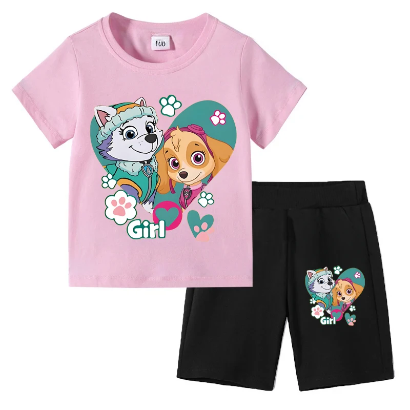 PAW Patrol Summer Cartoon Printed Boys Girls Tshirt Sets Children's Casual Shorts 2 Piece Sets Kids Tracksuits Sport Suits
PAW Patrol Summer Cartoon Printed Boys Girls Tshirt Sets Children's Casual Shorts 2 Piece Sets Kids Tracksuits Sport Suits