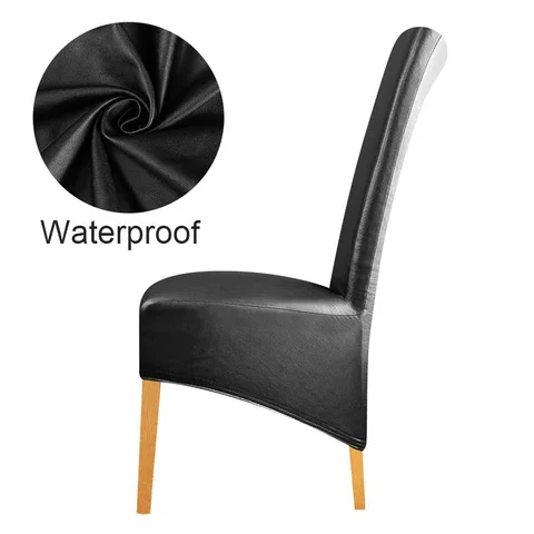 Waterproof PU Fabric XL Size Chair Cover High Back Big Size Dining Seat Covers Seat Case Chair Protector 1 Piece
Waterproof PU Fabric XL Size Chair Cover High Back Big Size Dining Seat Covers Seat Case Chair Protector 1 Piece