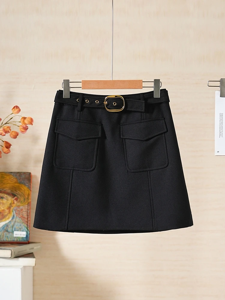 YongLeap High Waist A-Line Skirt Double ket Workwear Premium Wool Faionable Autumn Winter New Arrival Women's Skirt
YongLeap High Waist A-Line Skirt Double ket Workwear Premium Wool Faionable Autumn Winter New Arrival Women's Skirt