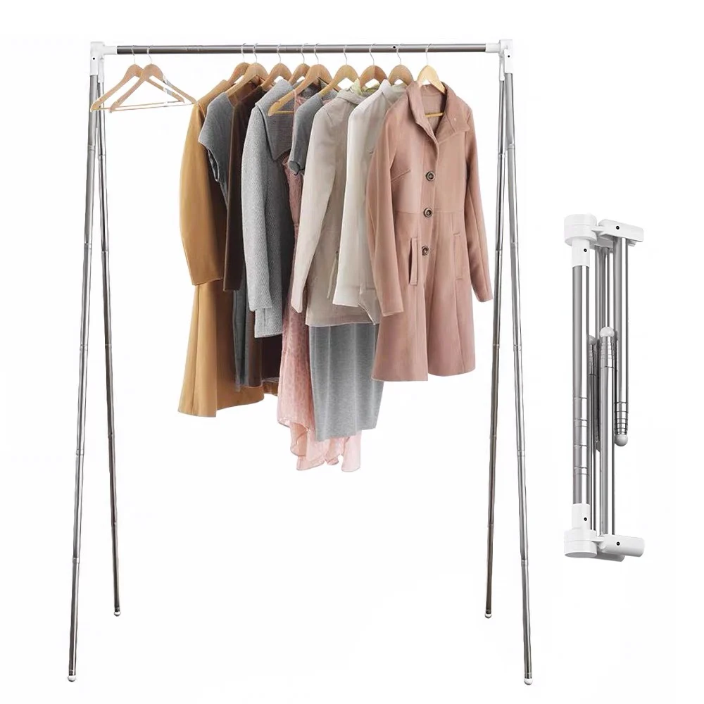 Folding Travel Clothes Drying Rack Stainless Steel Stretchable Indoor Balcony Non Slip Feet Hanger Drying Clothes Rack
Folding Travel Clothes Drying Rack Stainless Steel Stretchable Indoor Balcony Non Slip Feet Hanger Drying Clothes Rack