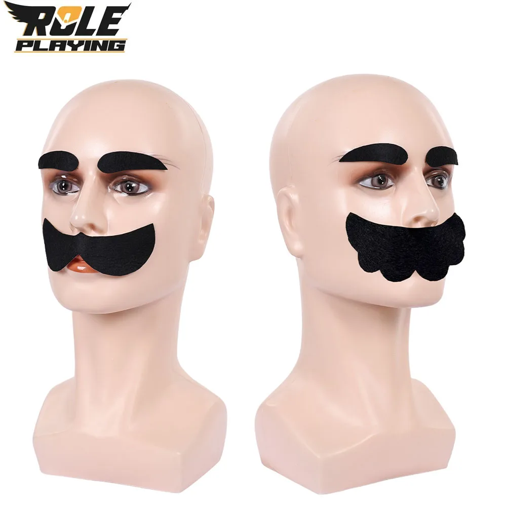Bros Cosplay Eyebrows Beard Set Movie Costume Accessories Prop for Adult Men Fantasy Eyebrow Moustache Outfit Halloween Carnival
Bros Cosplay Eyebrows Beard Set Movie Costume Accessories Prop for Adult Men Fantasy Eyebrow Moustache Outfit Halloween Carnival