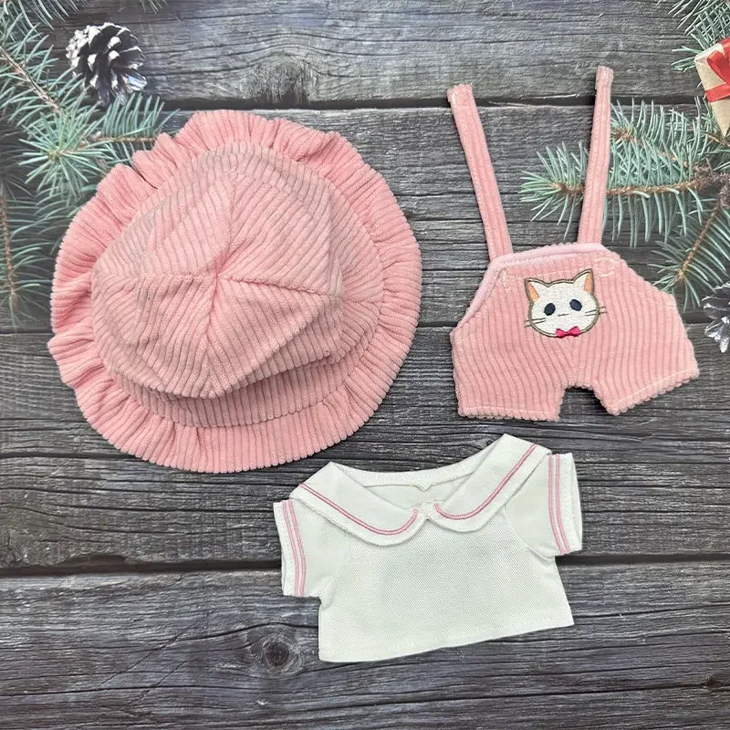 Cute plush 20CM cotton baby clothes three piece set, summer internet famous casual idol thin accessories
Cute plush 20CM cotton baby clothes three piece set, summer internet famous casual idol thin accessories