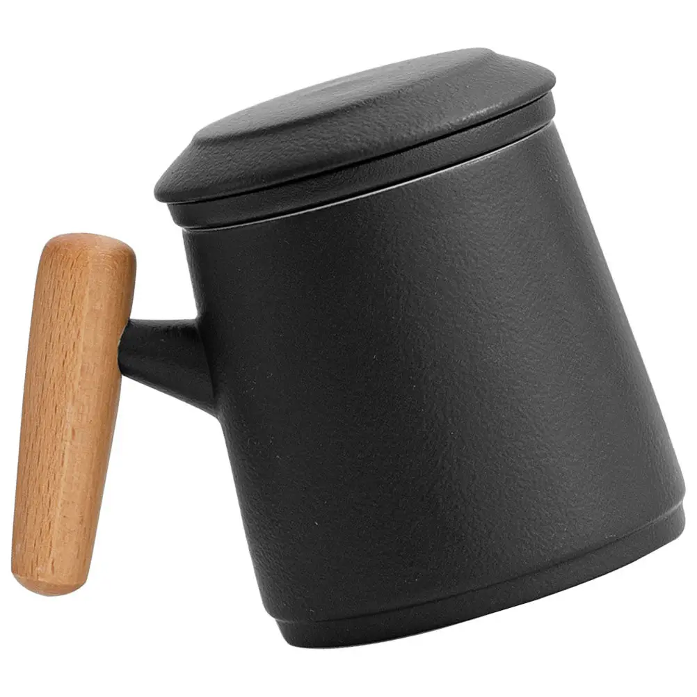 Ceramic Coffee Mug with Filter and Lid Large Capacity Smooth Surface Easy Clean Stylish Design for Home Office Cafe Restaurant
Ceramic Coffee Mug with Filter and Lid Large Capacity Smooth Surface Easy Clean Stylish Design for Home Office Cafe Restaurant