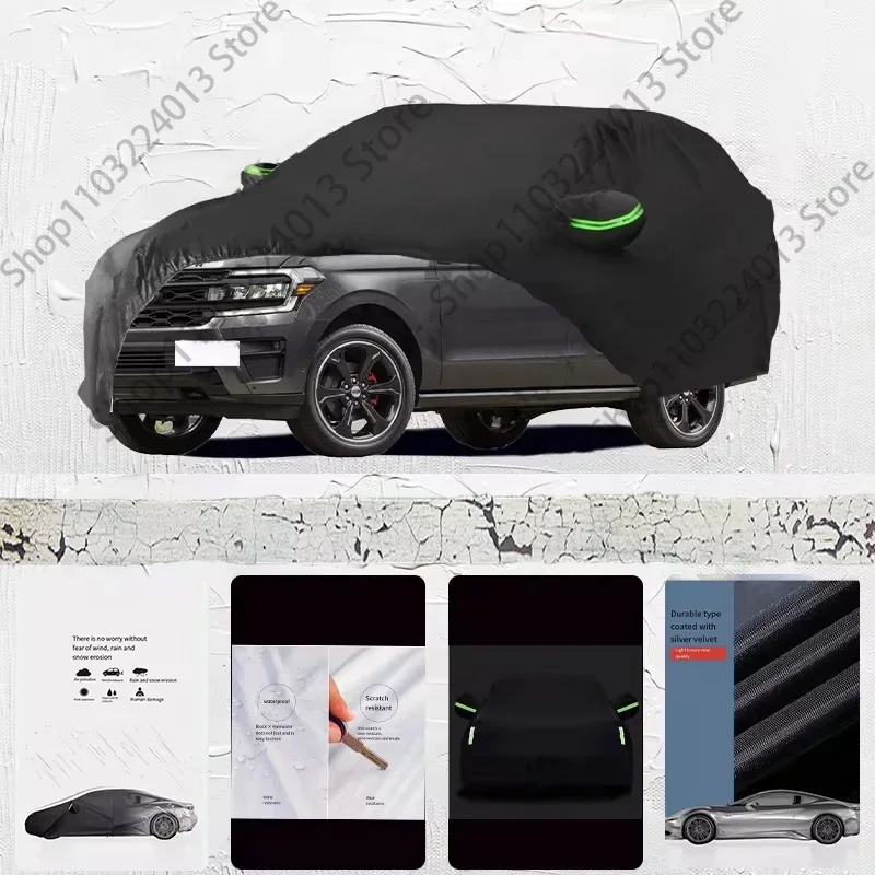 For Ford Expedition L fit Outdoor Protection Full Car Covers Snow Cover Sunshade Waterproof Dustproof Exterior Car cover Black
For Ford Expedition L fit Outdoor Protection Full Car Covers Snow Cover Sunshade Waterproof Dustproof Exterior Car cover Black
