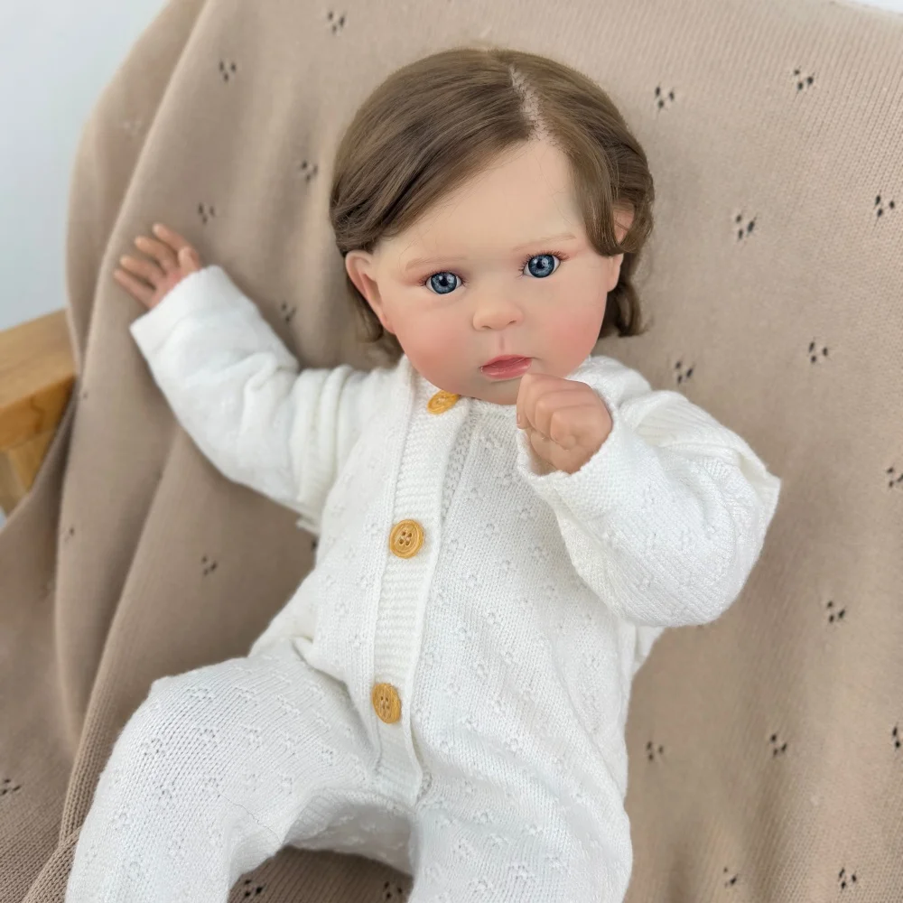 BZDOLL 50 CM Lifelike Reborn Baby Doll, 3D Skin Cloth Body Sweet Lovely Princess Toddler Doll, Fashion Play Toy Perfect Birthday
BZDOLL 50 CM Lifelike Reborn Baby Doll, 3D Skin Cloth Body Sweet Lovely Princess Toddler Doll, Fashion Play Toy Perfect Birthday