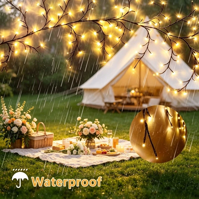 Bendable Willow Branch LED Lights Flexible Twig Tree Branch Lamp DIY Decor for Bedroom Living Room Wedding Party
Bendable Willow Branch LED Lights Flexible Twig Tree Branch Lamp DIY Decor for Bedroom Living Room Wedding Party