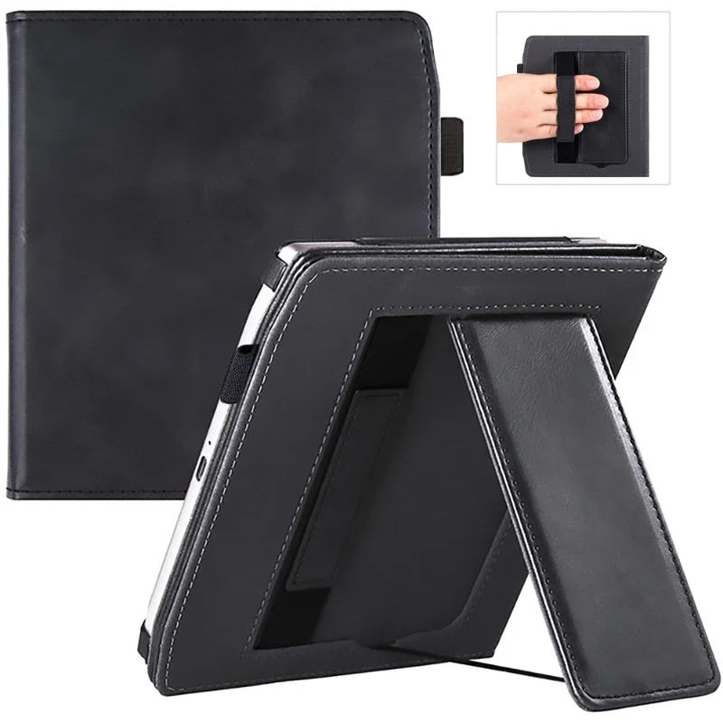 Stand Case For 7" Pocketbook Era e-Reader 2022 Release PB700- PU Leather Protective Cover with Hand Strap/Auto Sleep Wake
Stand Case For 7" Pocketbook Era e-Reader 2022 Release PB700- PU Leather Protective Cover with Hand Strap/Auto Sleep Wake