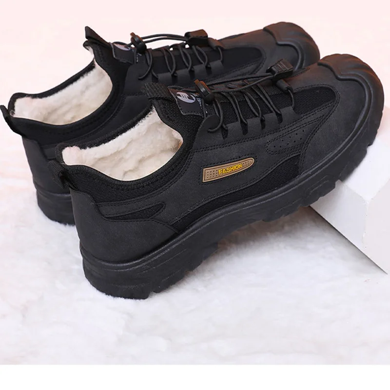 2026 Men's New Style Winter Fur Fashion Outdoor Warm Velvet Comfortable Anti-Slip Middle-Aged Wear-Resistant Lace-Up Shoes
2026 Men's New Style Winter Fur Fashion Outdoor Warm Velvet Comfortable Anti-Slip Middle-Aged Wear-Resistant Lace-Up Shoes