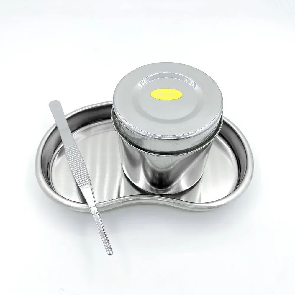 3pcs/set Stainless Steel Sterilization Set Medical Dental Tray Povidone Iodine Tweezers Alcohol Cotton Bottle Tattoo Accessory
3pcs/set Stainless Steel Sterilization Set Medical Dental Tray Povidone Iodine Tweezers Alcohol Cotton Bottle Tattoo Accessory