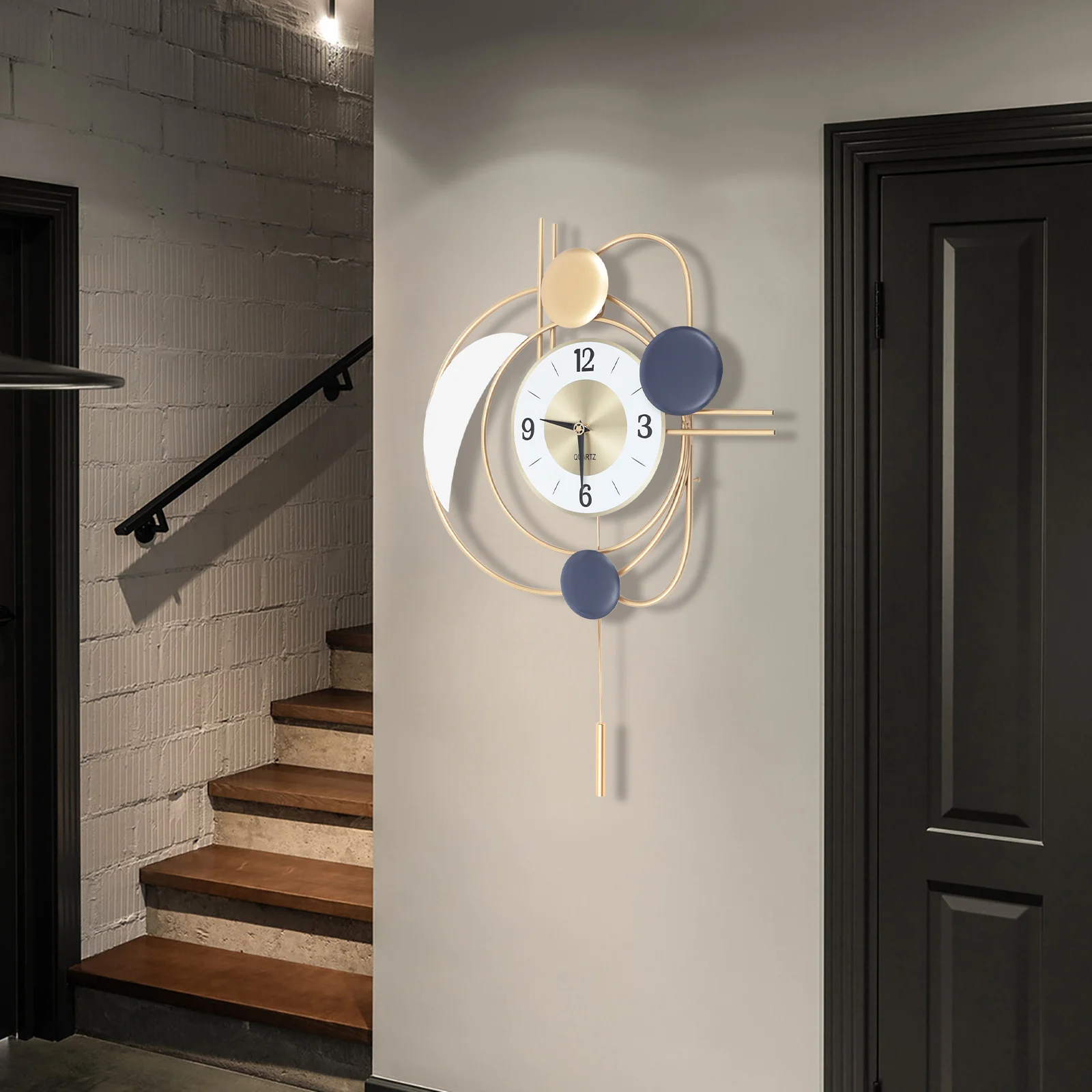 Quiet Wall Clock with Sweep Quartz Movement, No Ticking, Smooth Pendulum, Ideal for Living Room, Office, and Bedroom
Quiet Wall Clock with Sweep Quartz Movement, No Ticking, Smooth Pendulum, Ideal for Living Room, Office, and Bedroom