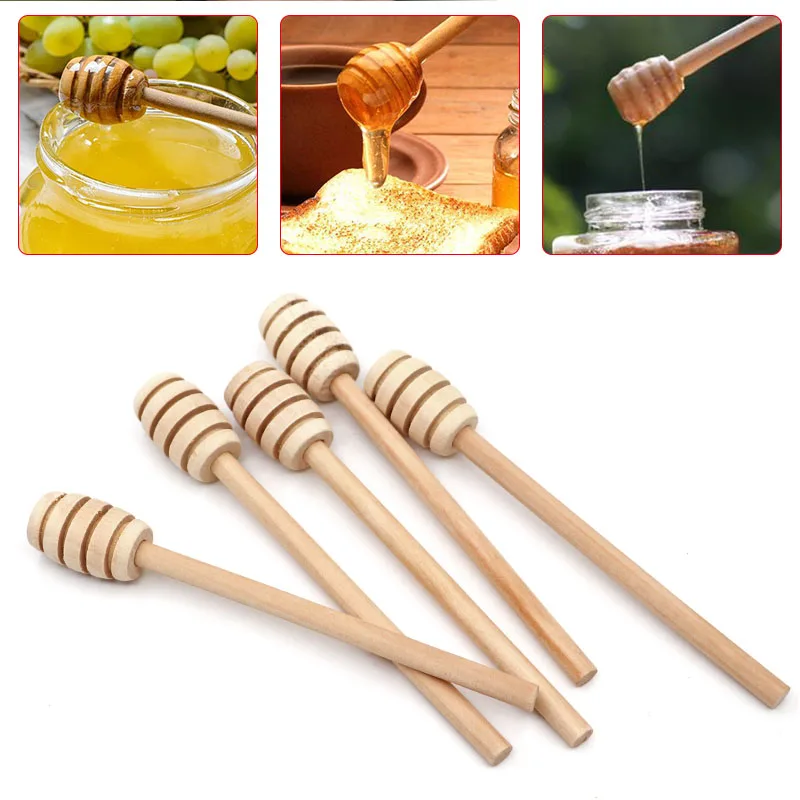 16CM Bee Honey Spoon Wooden Stir Bar for Honey Jar Supplies Eco-Friendly Long Handle Mixing Stick Dessert Tools
16CM Bee Honey Spoon Wooden Stir Bar for Honey Jar Supplies Eco-Friendly Long Handle Mixing Stick Dessert Tools