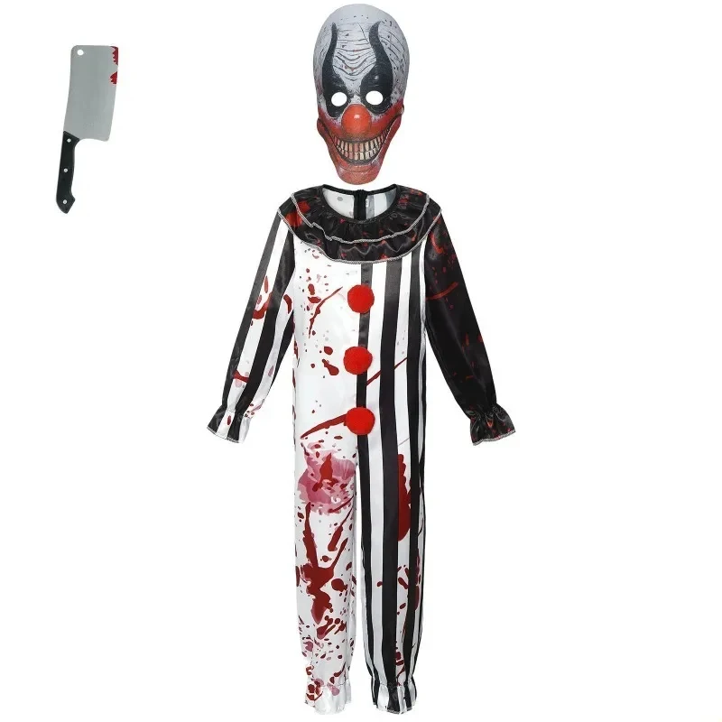 ♥Halloween Cosplay Costume Evil Clown Full Set with Blood Stains Props for Stage Performance,Horror Theme New 2026 Topspeed Cos
♥Halloween Cosplay Costume Evil Clown Full Set with Blood Stains Props for Stage Performance,Horror Theme New 2026 Topspeed Cos