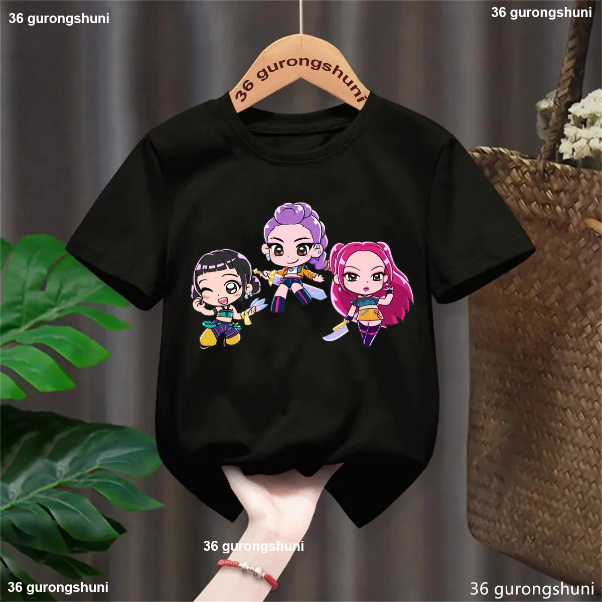 Cool Kpop Demon Hunters Anime Movie Printed T Shirt Girls/Boys Funny Kids Clothes Solid T-Shirt Summer Short Sleeve Tshirt
Cool Kpop Demon Hunters Anime Movie Printed T Shirt Girls/Boys Funny Kids Clothes Solid T-Shirt Summer Short Sleeve Tshirt