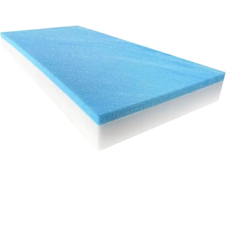 7" x 36" x 72" Bunk Mattress Gel Memory Foam on High Density White RV Mattress Replacement Variety Cover Not Included
7" x 36" x 72" Bunk Mattress Gel Memory Foam on High Density White RV Mattress Replacement Variety Cover Not Included
