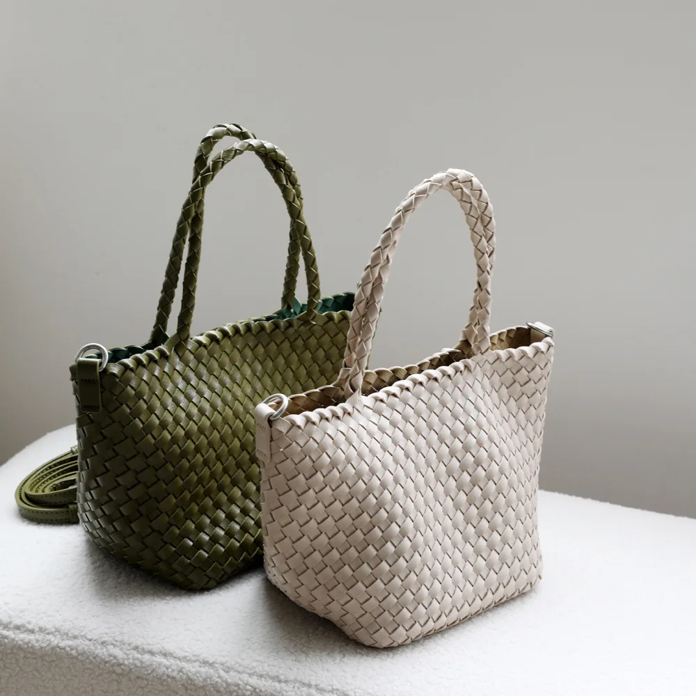 Summer New Classic Basket Weaving Bag Large Capaci Mother Daughter Handbag Casual Trendy Women's Bag Crossbody PU Leather
Summer New Classic Basket Weaving Bag Large Capaci Mother Daughter Handbag Casual Trendy Women's Bag Crossbody PU Leather
