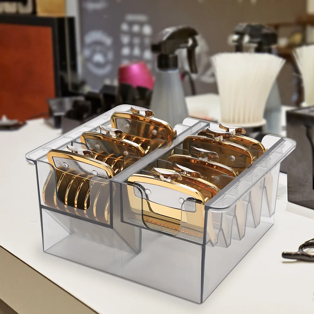 Универсальный ящик для хранения машинки для стрижки волос, 8-сетка, пластиковая стойка для хранения расчески ограниченного положения, чехол для хранения стрижки волос 
Универсальный ящик для хранения машинки для стрижки волос, 8-сетка, пластиковая стойка для хранения расчески ограниченного положения, чехол для хранения стрижки волос