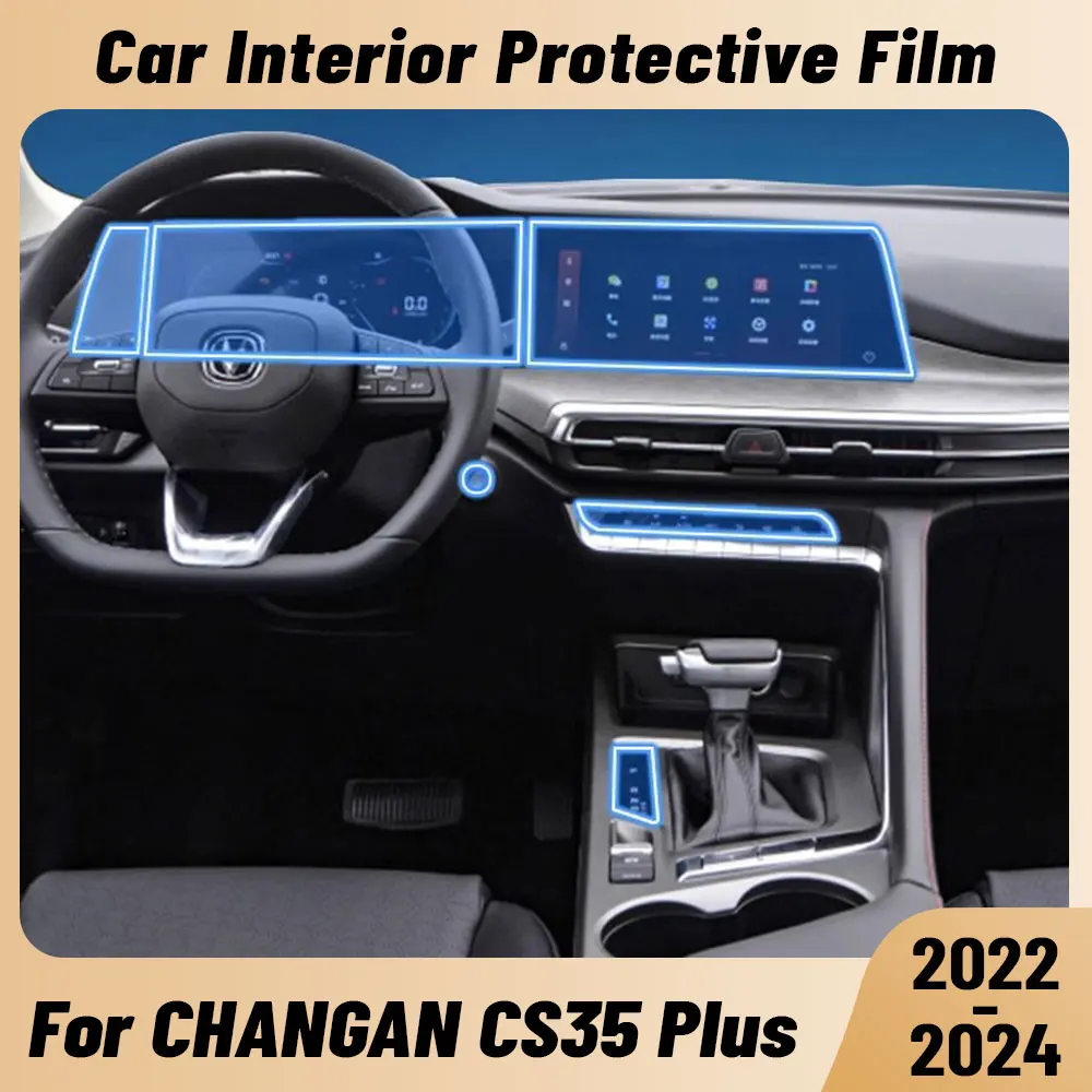 Anti-scratch Car Interior Center Console Media Dashboard Navigation TPU Protector Film For CHANGAN CS35 PLUS 2022 2023 2024
Anti-scratch Car Interior Center Console Media Dashboard Navigation TPU Protector Film For CHANGAN CS35 PLUS 2022 2023 2024