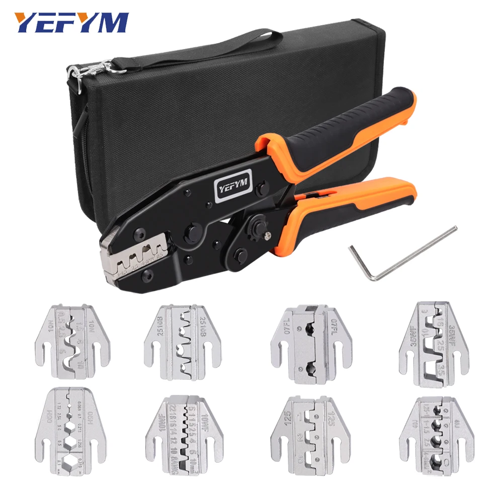 Crimping Tool set YFO Series Pliers For 2.8/4.8/6.3 Open Barrel,Non-Insulated,Terminals Butt,Solar Coax Connectors,Flag terminal
Crimping Tool set YFO Series Pliers For 2.8/4.8/6.3 Open Barrel,Non-Insulated,Terminals Butt,Solar Coax Connectors,Flag terminal