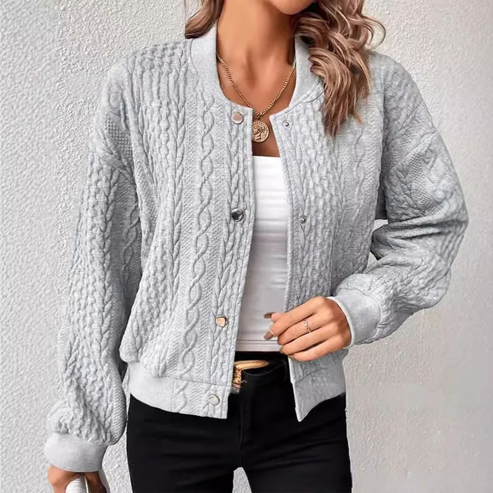 2026 New Women's Spring Autumn European American New Fashion Classic Daily Button Casual Solid Color Top Coat Cardigan
2026 New Women's Spring Autumn European American New Fashion Classic Daily Button Casual Solid Color Top Coat Cardigan