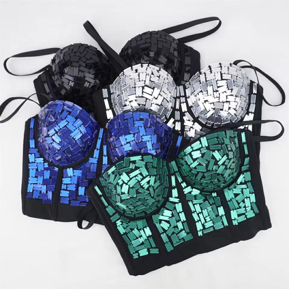 With Sequins Beaded Corset Steel Circle Free Lingerie Outer Battle Gown Multicolor Glitter Diamonds Bounce Battle Armor
With Sequins Beaded Corset Steel Circle Free Lingerie Outer Battle Gown Multicolor Glitter Diamonds Bounce Battle Armor