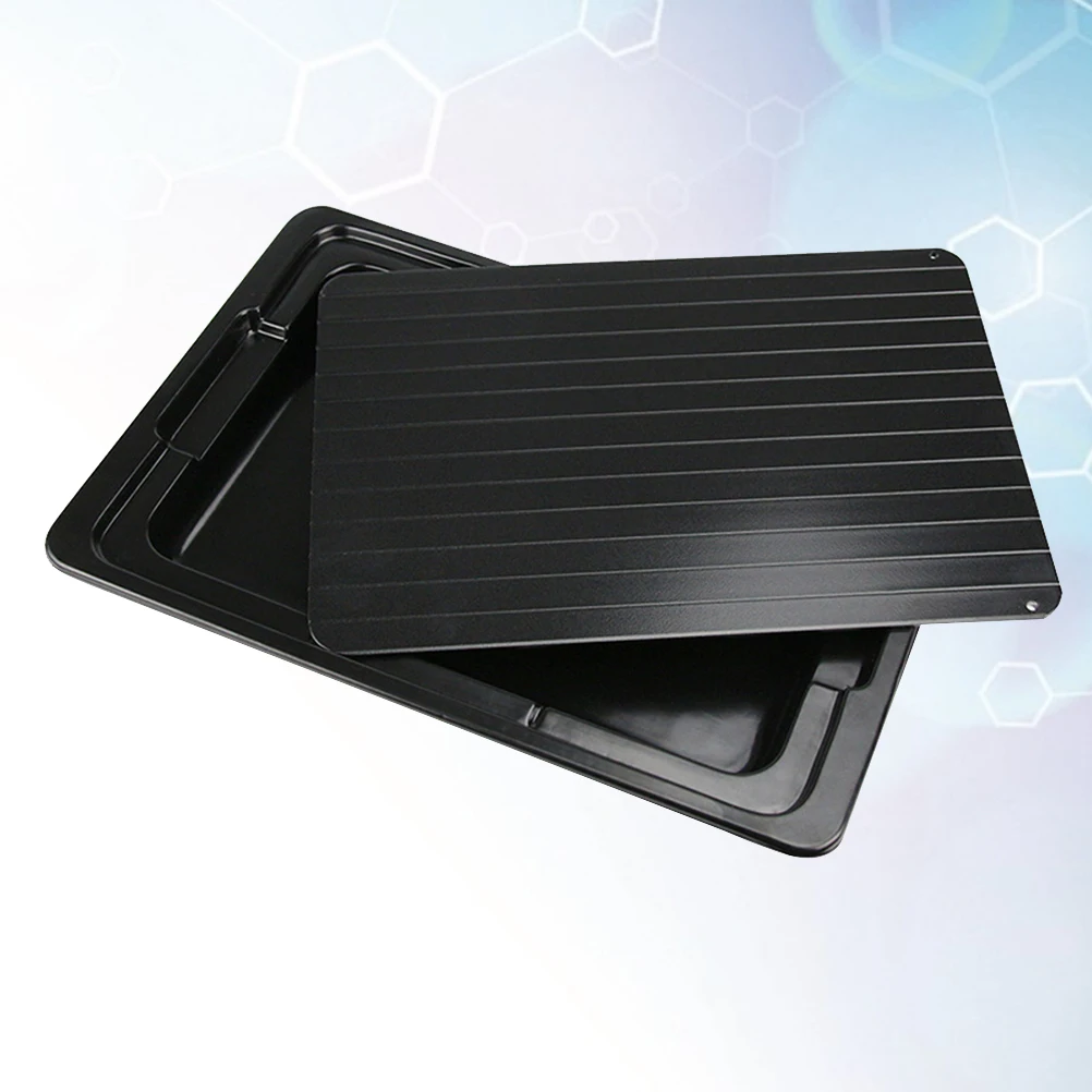 1PC Aluminum Quick Thawing Plate Fast Defrosting Tray Food Meat Fruit Quick Defrosting Plate with Water Box - 29.5x20.5x0.3cm (B
1PC Aluminum Quick Thawing Plate Fast Defrosting Tray Food Meat Fruit Quick Defrosting Plate with Water Box - 29.5x20.5x0.3cm (B