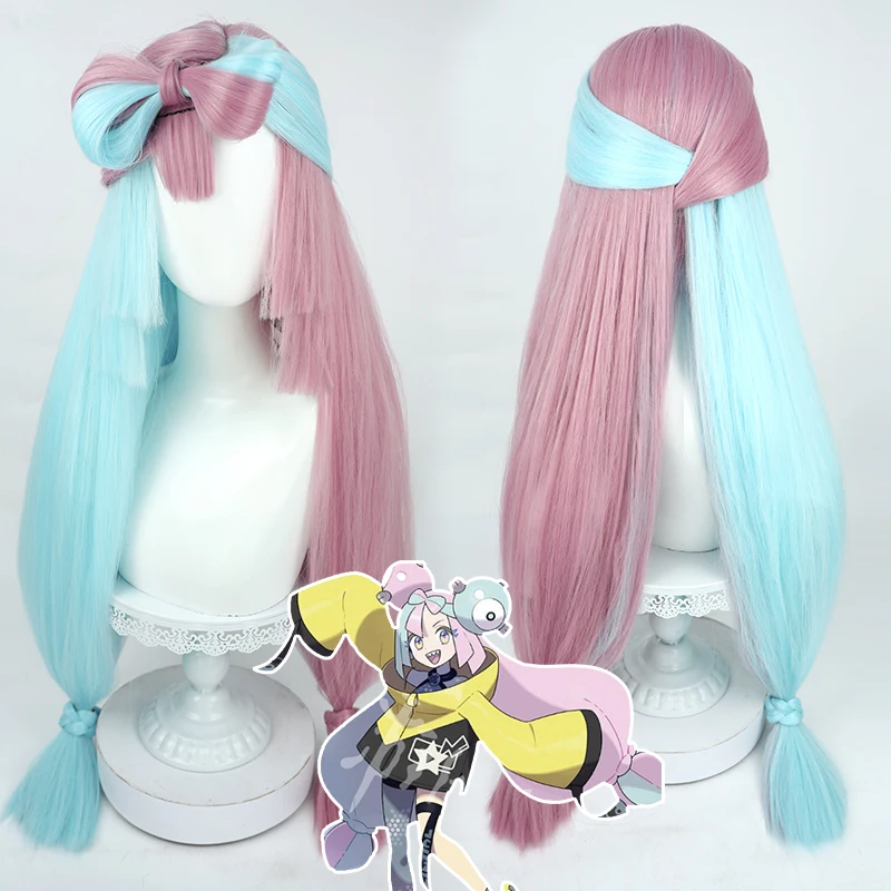 Anime Scarlet and Violet Lono Cosplay Wig 100cm Long Blue Pink Heat Resistant Synthetic Halloween Party Wig + Wig Cap
Anime Scarlet and Violet Lono Cosplay Wig 100cm Long Blue Pink Heat Resistant Synthetic Halloween Party Wig + Wig Cap