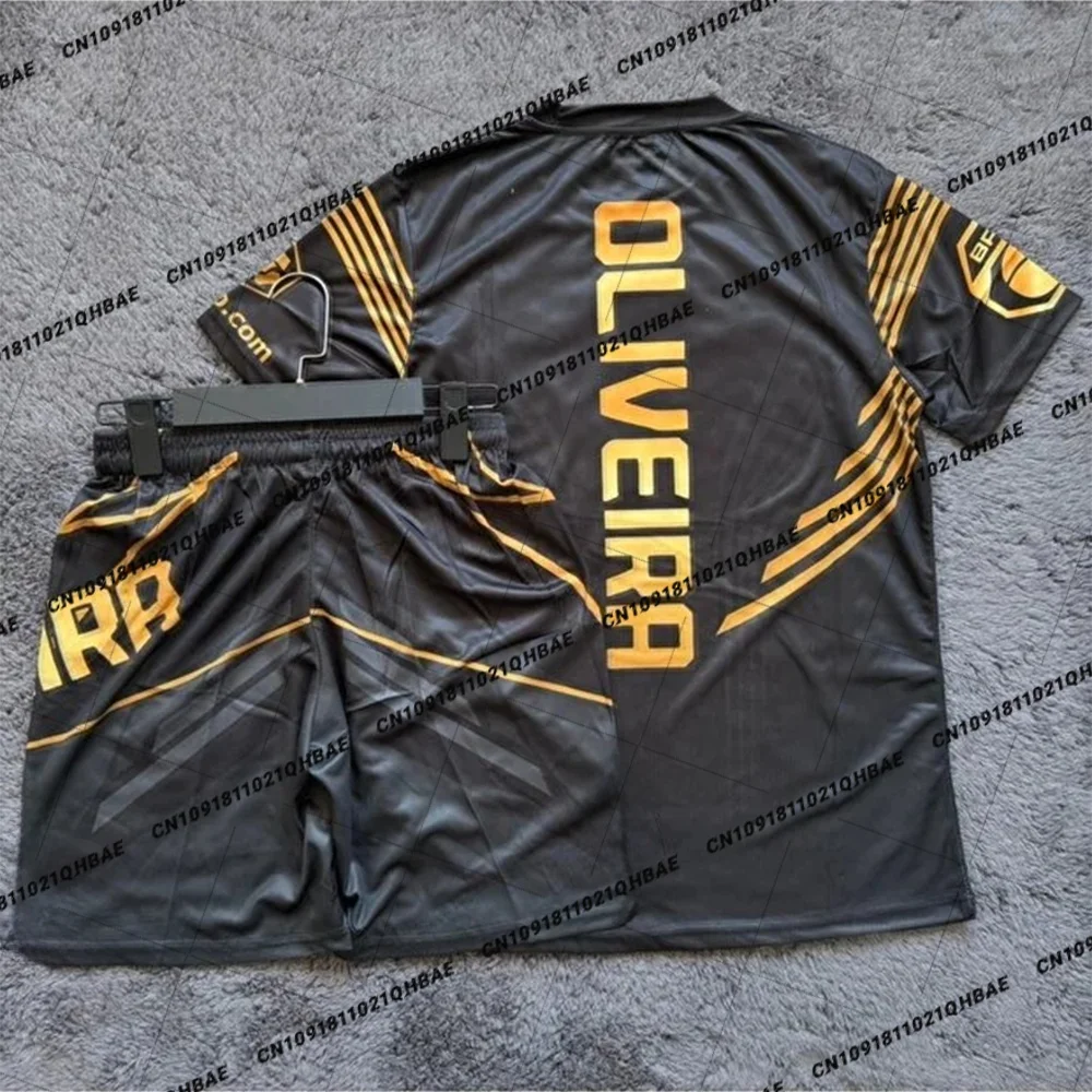 Summer Top Boxer MMA Octagonal Cage Charles Oliveira Tshirt Shorts Set Men Sports Training Running Set Speed drying Fighting Set
Summer Top Boxer MMA Octagonal Cage Charles Oliveira Tshirt Shorts Set Men Sports Training Running Set Speed drying Fighting Set