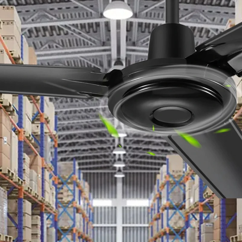 56 Inch Ceiling Fan 3 Blade Large Airflow Industrial Home Living Room Dorm Canteen Ceiling Fan Safe Durable for Cooling Office
56 Inch Ceiling Fan 3 Blade Large Airflow Industrial Home Living Room Dorm Canteen Ceiling Fan Safe Durable for Cooling Office