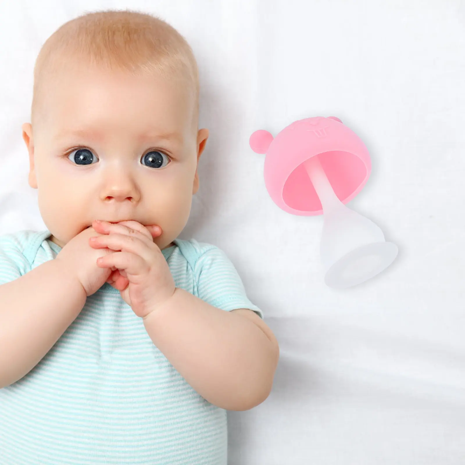 2Pcs Silicone Mushroom Teether Baby Food Safe Biting Relief for Sore Gums Ergonomic Design for Small Hands Motor Skill
2Pcs Silicone Mushroom Teether Baby Food Safe Biting Relief for Sore Gums Ergonomic Design for Small Hands Motor Skill