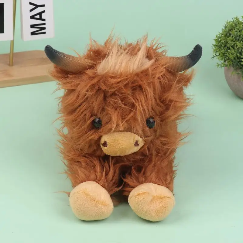 Simulated Scottish Highland Cow Plush Toy Cute Stuffed Animal Doll Ornaments Soft Home Decoration Lovely Gifts
Simulated Scottish Highland Cow Plush Toy Cute Stuffed Animal Doll Ornaments Soft Home Decoration Lovely Gifts