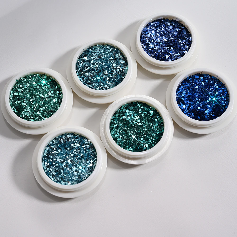 6Colors/Set Candy Green Blue Shiny Nail Glitter Chunky Hexagon Sequins Manicure Decorations Nail Art Powder Nails Accessories*FT
6Colors/Set Candy Green Blue Shiny Nail Glitter Chunky Hexagon Sequins Manicure Decorations Nail Art Powder Nails Accessories*FT