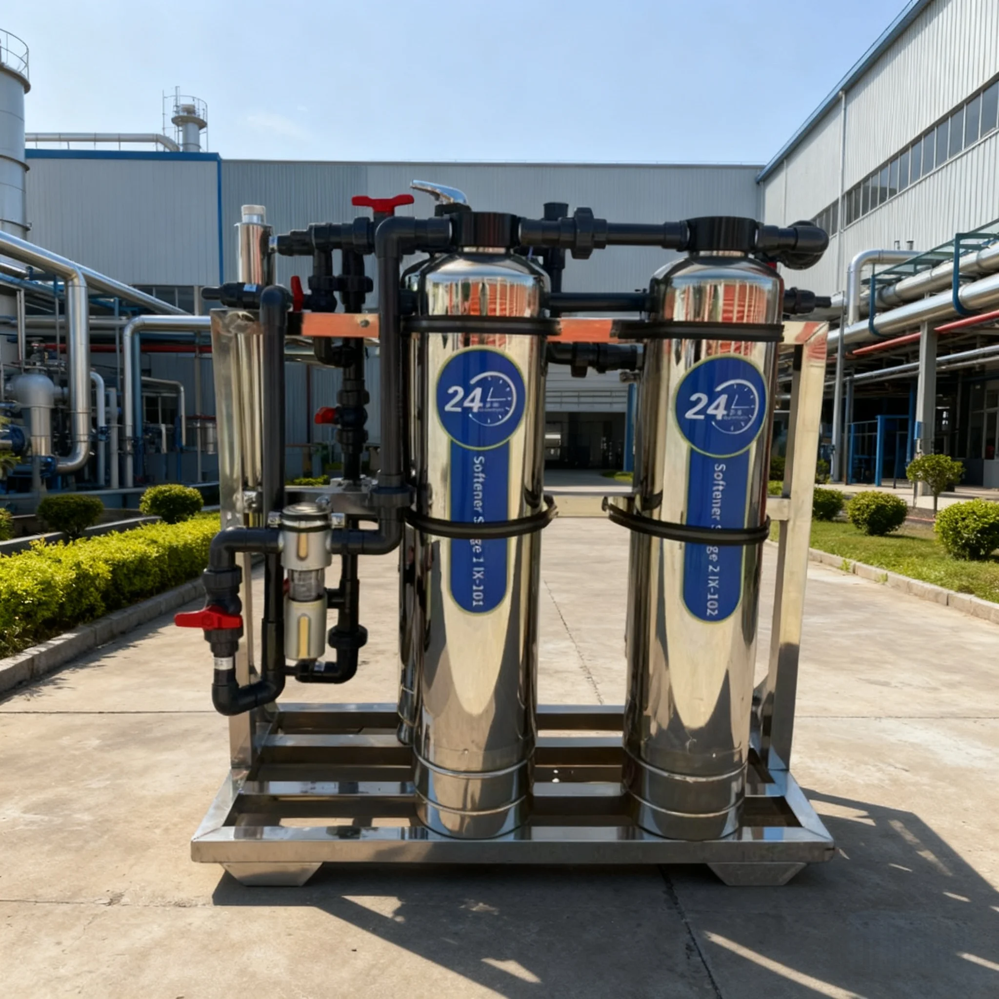 835/844/1054 Customized Manual Valve Carbon+Resin Softening Flat-Head Clamp Pre Filter Stainless Steel Water Filter System
835/844/1054 Customized Manual Valve Carbon+Resin Softening Flat-Head Clamp Pre Filter Stainless Steel Water Filter System