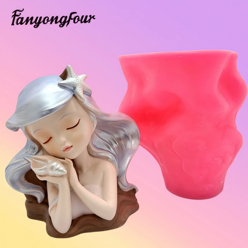 2025 Conch Girl Silicone Mold Reproduction Gypsum Resin Candle Concrete DIY Handmade Crafts Decoration
2025 Conch Girl Silicone Mold Reproduction Gypsum Resin Candle Concrete DIY Handmade Crafts Decoration