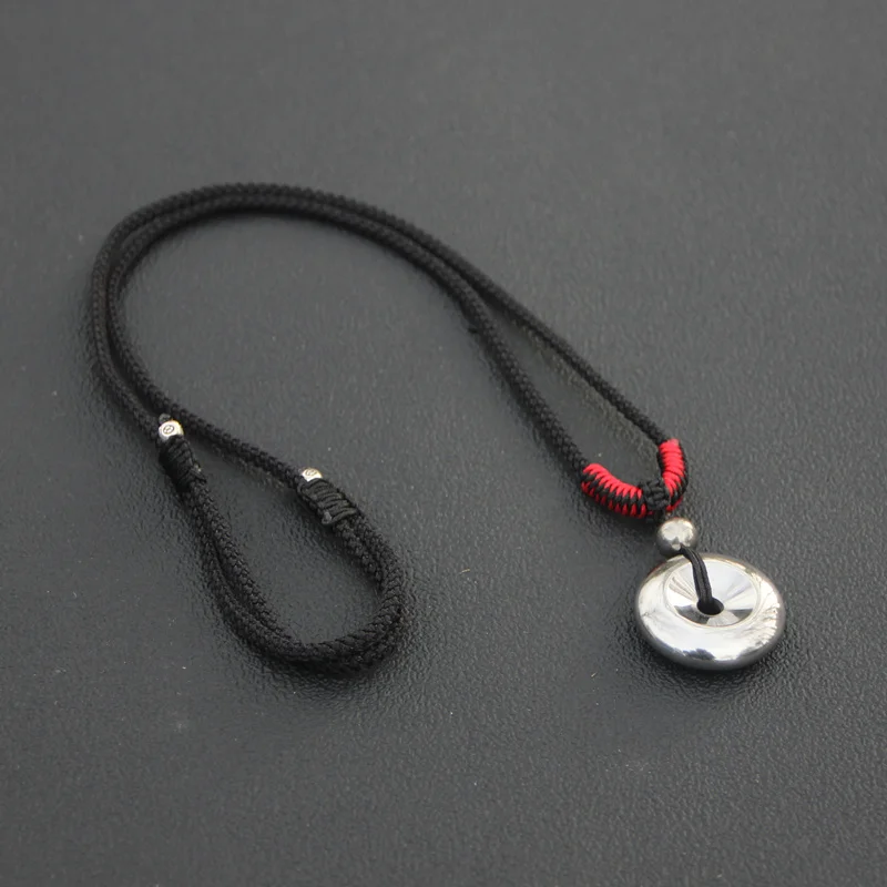 New Arrival Pure Titanium Peace buckle necklace ancient good luck pendant necklace
New Arrival Pure Titanium Peace buckle necklace ancient good luck pendant necklace