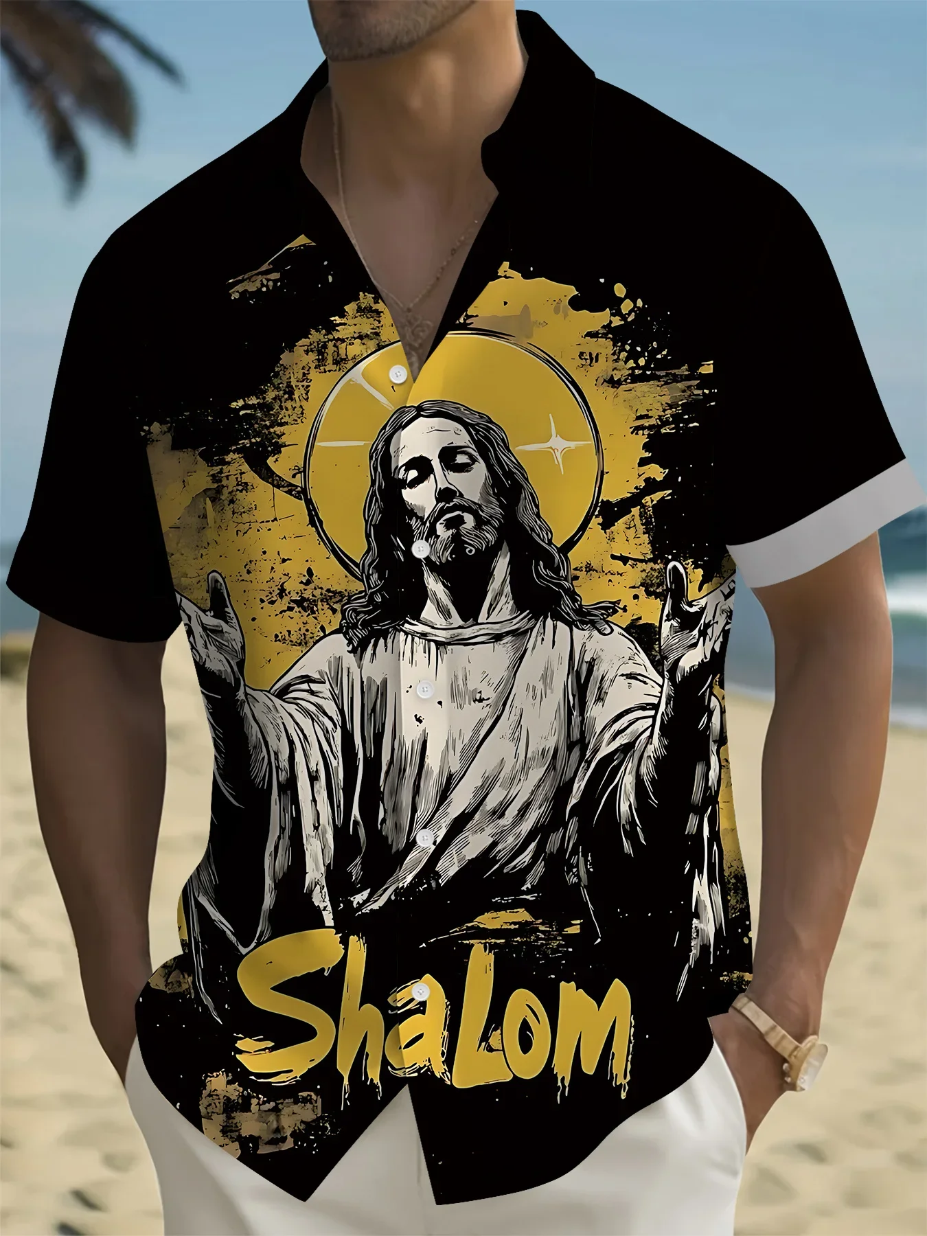 2026 New Arrival Summer Men's Shirt Casual Hawaiian Style Man Women Short Sleeve Beach Party Print Tops
2026 New Arrival Summer Men's Shirt Casual Hawaiian Style Man Women Short Sleeve Beach Party Print Tops