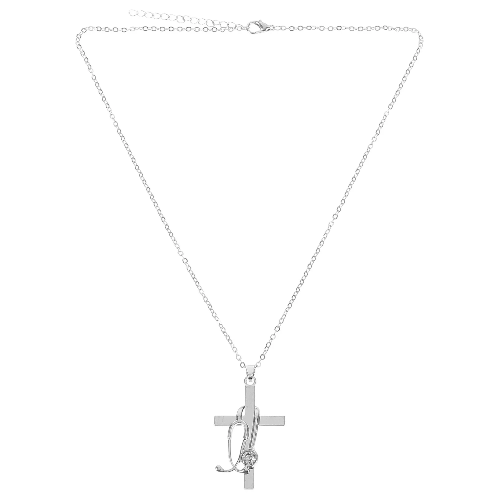 Crucifix Pendant Necklace Silver Medical Pendant Jewelry Nurse Doctor Graduation Present Medical Staff Appreciation
Crucifix Pendant Necklace Silver Medical Pendant Jewelry Nurse Doctor Graduation Present Medical Staff Appreciation