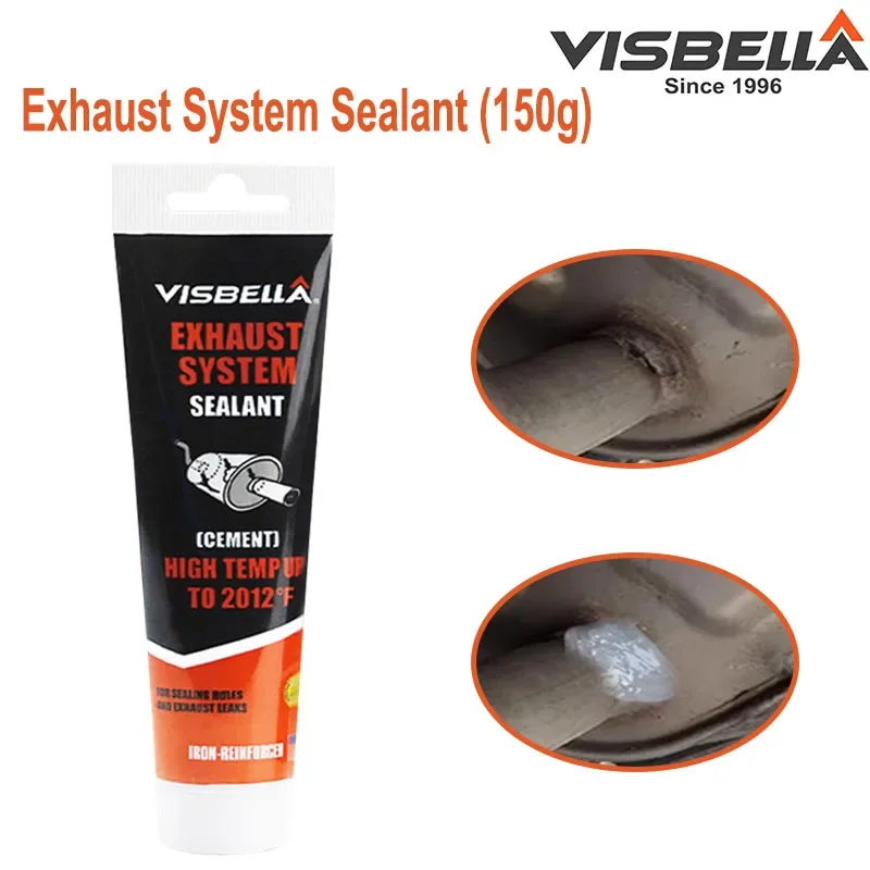 Visbella 150g Car Exhaust Leak Sealing Welding Glue High Temperature Muffler Repair Sealing Paste Auto Pipe Leakage
Visbella 150g Car Exhaust Leak Sealing Welding Glue High Temperature Muffler Repair Sealing Paste Auto Pipe Leakage