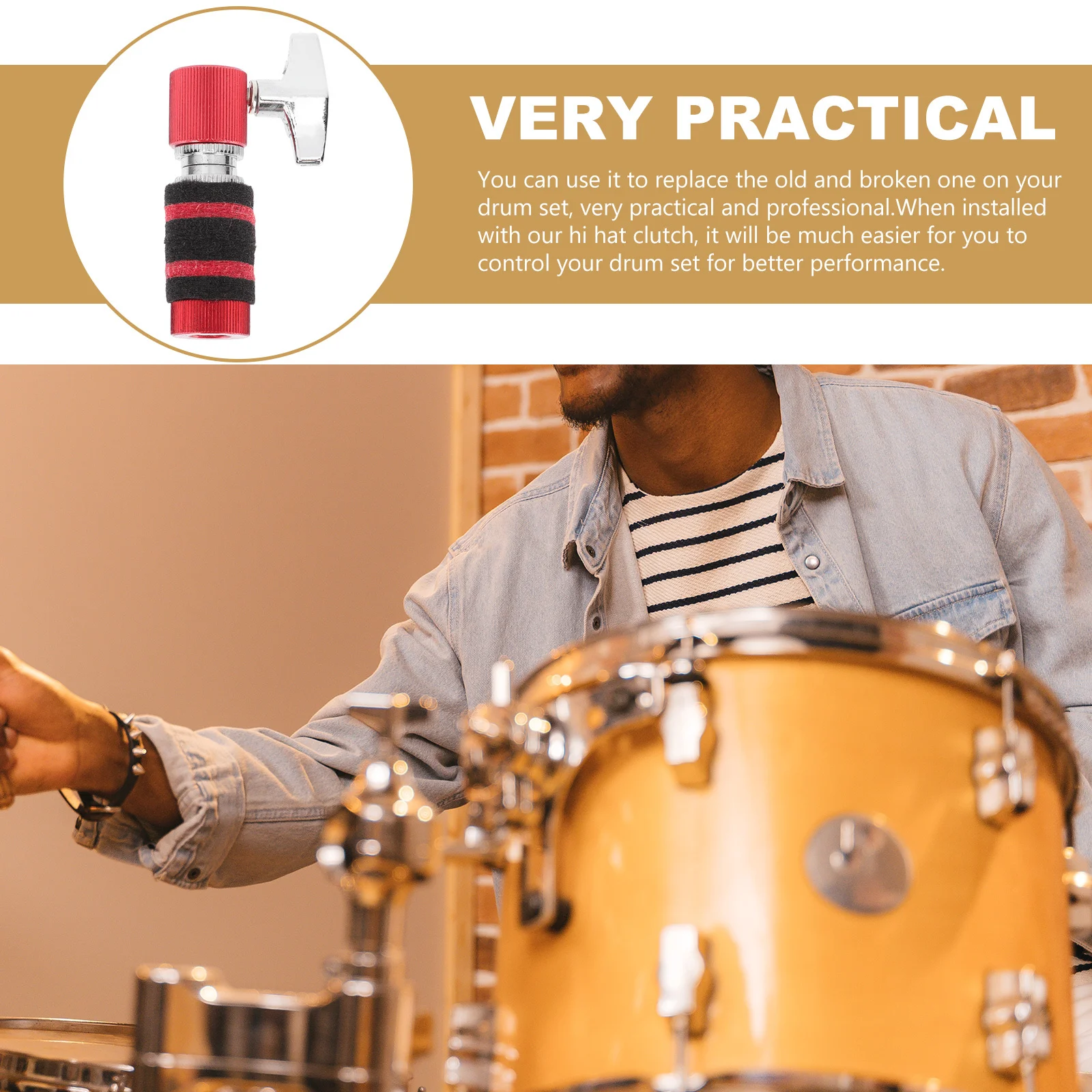 Drum Kit Hi-hat Clutch Post Handbag Musical Instrument Accessories Aluminum Alloy Stand
Drum Kit Hi-hat Clutch Post Handbag Musical Instrument Accessories Aluminum Alloy Stand