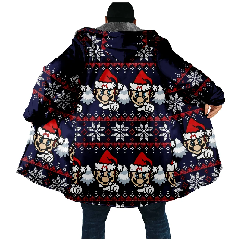 New Christmas Cotton Jacket Hooded Sweater Casual Print Men's Long Sleeve Standing Neck Half Zipper Sweater Cut Inside a08
New Christmas Cotton Jacket Hooded Sweater Casual Print Men's Long Sleeve Standing Neck Half Zipper Sweater Cut Inside a08
