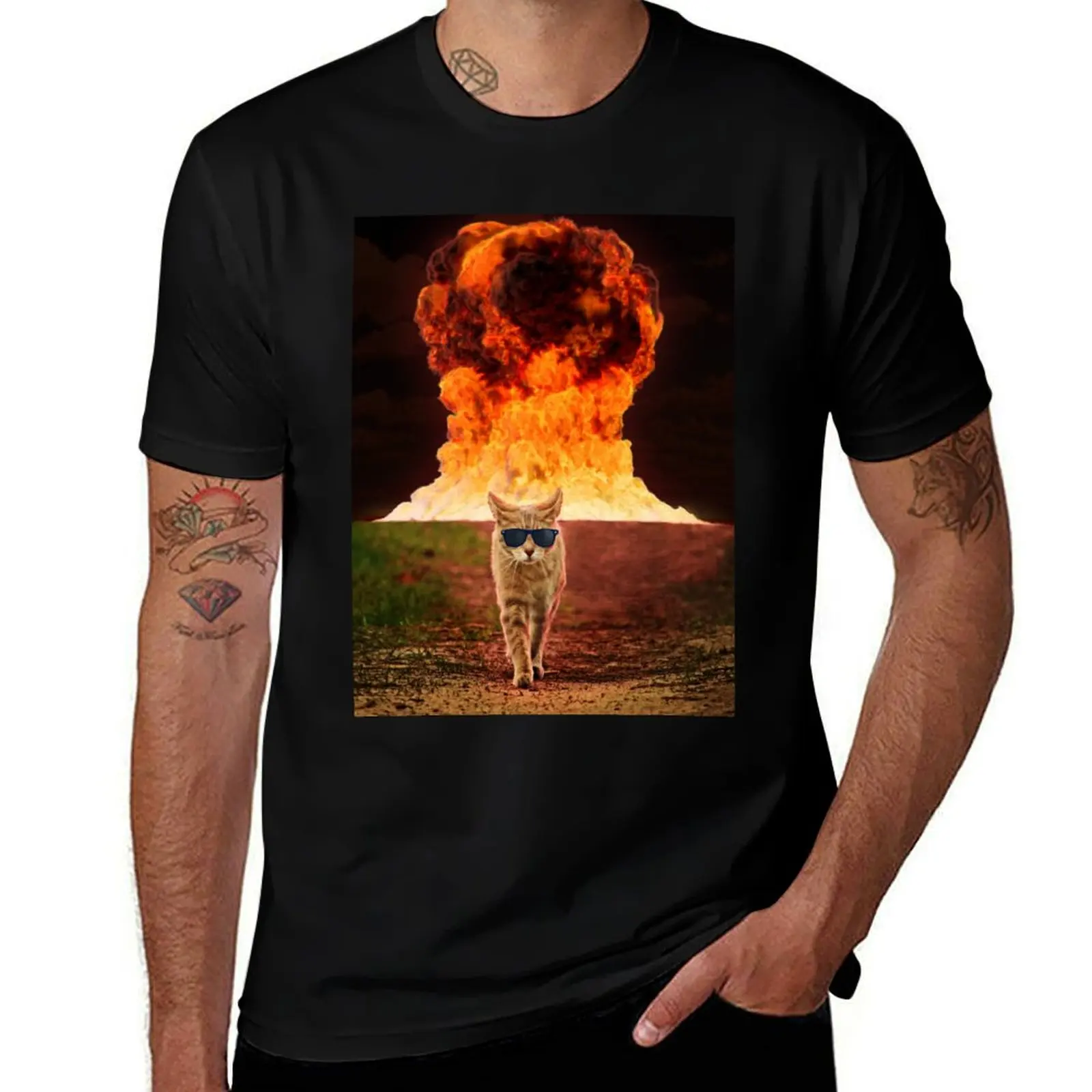 Catastrophe | Cool Cat Explosion T-Shirt cotton t shirts high quality t shirts designer T-Shirt 
Catastrophe | Cool Cat Explosion T-Shirt cotton t shirts high quality t shirts designer T-Shirt