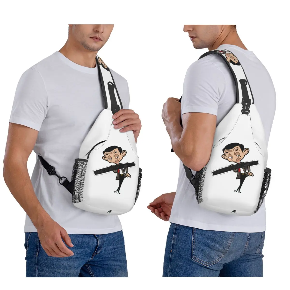 Нагрудная сумка Mr Bean, мужской рюкзак через плечо, нагрудная сумка, дорожный походный рюкзак, сумка на плечо
Нагрудная сумка Mr Bean, мужской рюкзак через плечо, нагрудная сумка, дорожный походный рюкзак, сумка на плечо