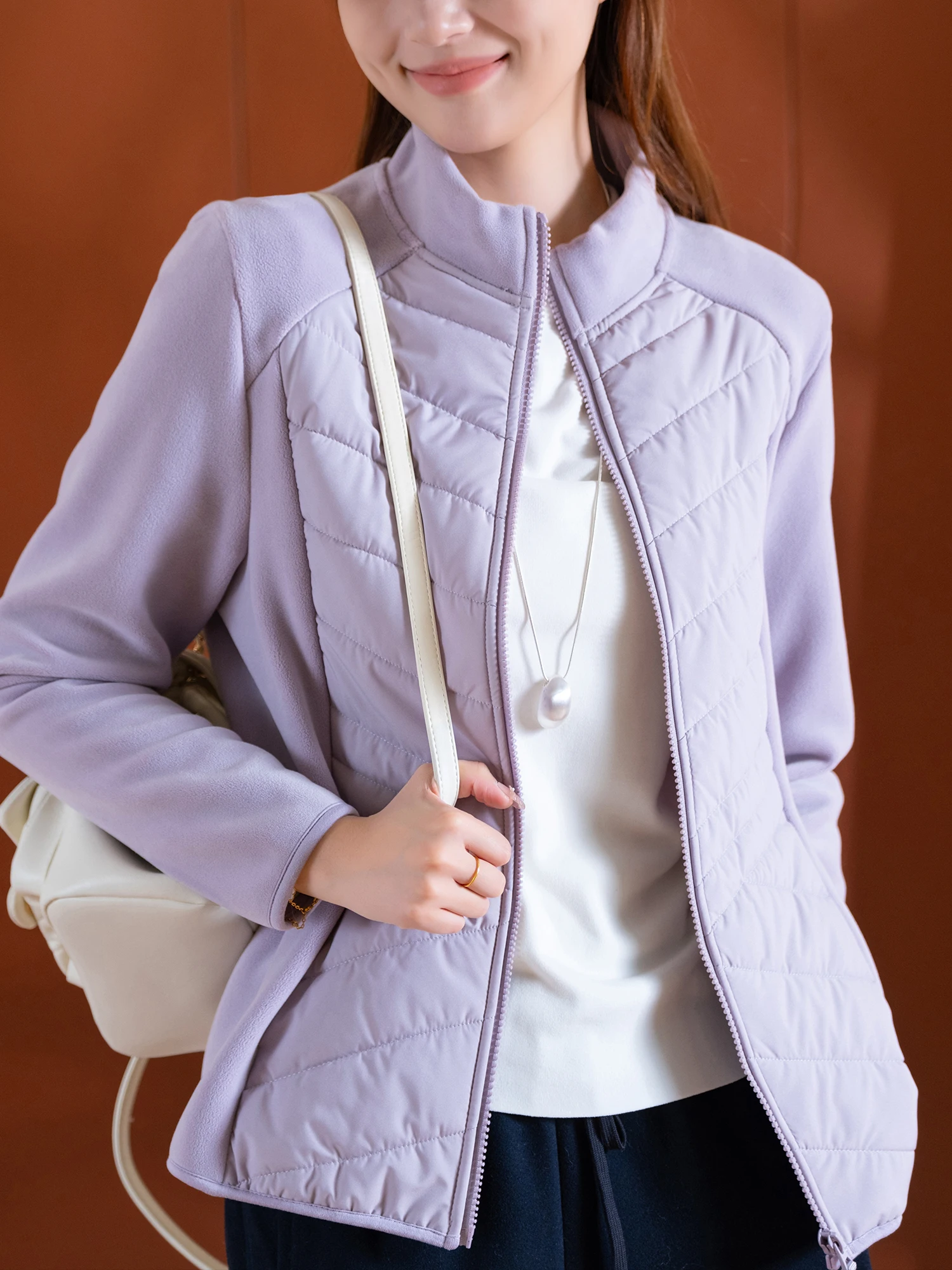 Thin oulder Sve Fce Lined Woolen Jaet Small Ear Brand Commute Sle Slim Fit Long Zipper Pure Color Chinese Made
Thin oulder Sve Fce Lined Woolen Jaet Small Ear Brand Commute Sle Slim Fit Long Zipper Pure Color Chinese Made