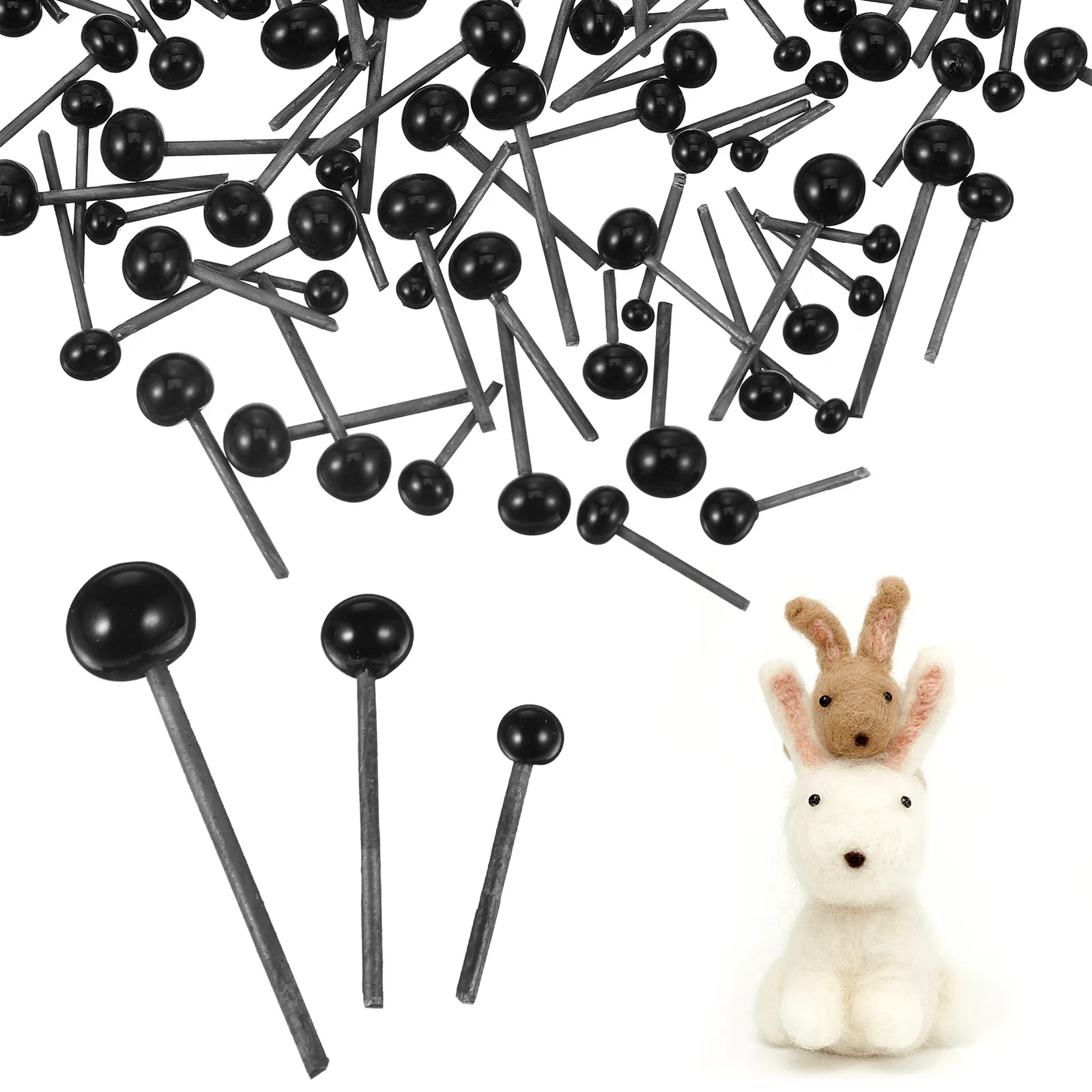 300Pcs Crochet Safety Eyes Glass Material Multiple Sizes for Animal Crafts Amigurumi Accessories for Needlework
300Pcs Crochet Safety Eyes Glass Material Multiple Sizes for Animal Crafts Amigurumi Accessories for Needlework