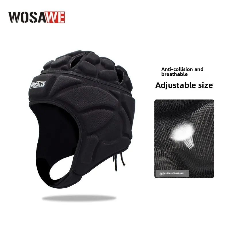 WOSAWE Football Soccer Baseball Goalkeeper Helmet Sports Rugby Guard Goalie Roller Hat Fiber Head Scrum Cap Head Protector
WOSAWE Football Soccer Baseball Goalkeeper Helmet Sports Rugby Guard Goalie Roller Hat Fiber Head Scrum Cap Head Protector