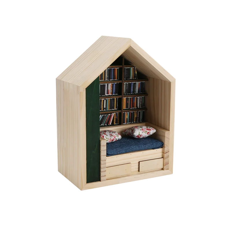 ABWP-200 Books Tiny Library Anti-Anxiety Bookshelf Wooden Miniature Ornament Stress Relief Shake Away Your Anxiety Gifts 
ABWP-200 Books Tiny Library Anti-Anxiety Bookshelf Wooden Miniature Ornament Stress Relief Shake Away Your Anxiety Gifts