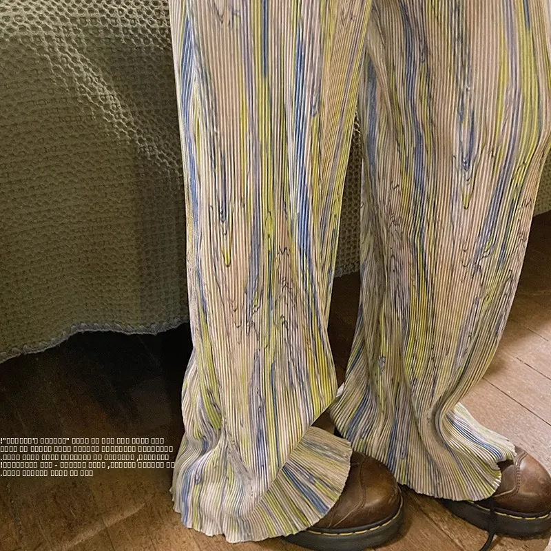 VIMAS Artistic adient Fce Pants High Waist Straight Leg Korean Sle Commute Faion Comfortable Cloud Sensation Trousers
VIMAS Artistic adient Fce Pants High Waist Straight Leg Korean Sle Commute Faion Comfortable Cloud Sensation Trousers