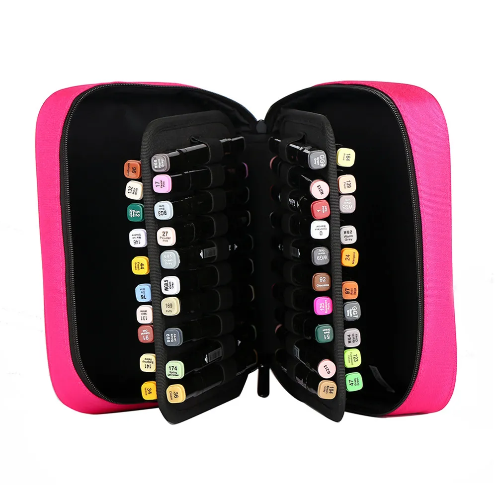 1Pcs Oxford Cloth Marker Pen Bag Large Capacity 40 Slots Elastic Pen Holder Portable Handle Drawing Pencil Storage Pouch
1Pcs Oxford Cloth Marker Pen Bag Large Capacity 40 Slots Elastic Pen Holder Portable Handle Drawing Pencil Storage Pouch